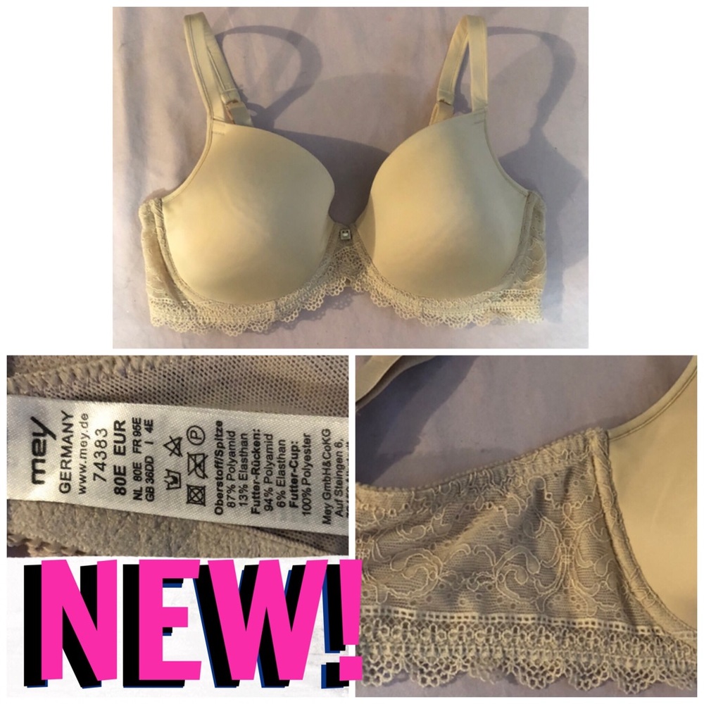 SALE❣️NEW MEY LACY UNDERWIRE BRA-36DD